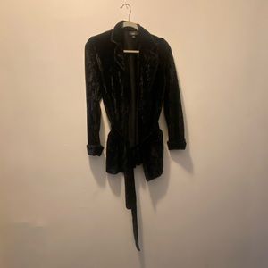 2 Piece Crushed Velvet Suit